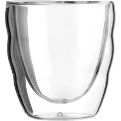 Стакан для горячих напитков «Пилатас» набор[2шт] стекло 80мл прозр.