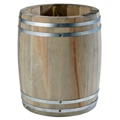 Подставка для столовых приборов «Бочка» дерево D=11,5,H=14см древесн.