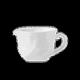 Молочник «Трианон» стекло 160мл D=8,H=6,L=10см белый