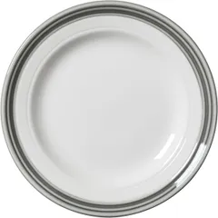 Plate “Bid Truffle Wash”  porcelain  D=16.5 cm  white, gray