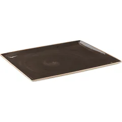 Блюдо «Крафт Грэй» прямоугольное фарфор ,H=15,L=330,B=270мм серый, изображение 4