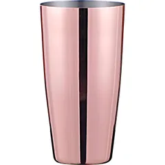 Shaker glass “Boston” smooth  stainless steel  0.7 l  D=89, H=167mm  copper