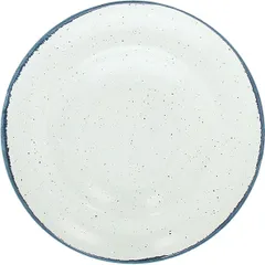 Pasta plate “Organic”  porcelain  D=27cm  white, blue