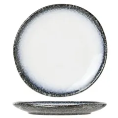 Plate “Sea Pearl” small ceramics ,H=15,L=145,B=145mm blue,white