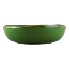 Тарелка глубокая «Пунто Верде» фарфор 0,6л D=185,H=50мм зелен.,коричнев., изображение 3