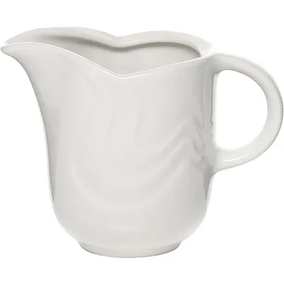 Молочник «Мелодия» фарфор 250мл D=70,H=93,L=140,B=77мм белый