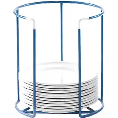 Plate stand stainless steel D=22,H=30cm blue