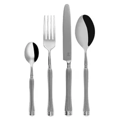 Ложка чайная «Адам» хромоник. сталь ,L=15,4см металлич., изображение 3