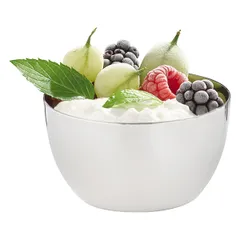 Салатник для подставки арт. 00878 сталь нерж. 170мл D=80,H=45мм металлич., изображение 2