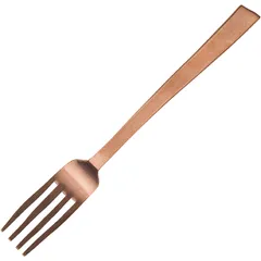 Table fork "Maarten Baas"  stainless steel, copper  metal.