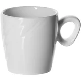 Чашка кофейная «Органикс» фарфор 85мл D=60,H=63,L=83мм белый