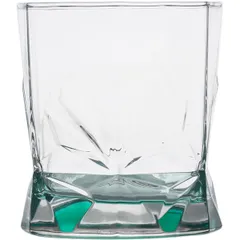 Old fashion "Roche" glass 340ml D=80,H=86mm turquoise.