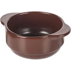 Broth cup “Chocolate”  porcelain  300ml  D=115, H=55mm  dark brown.