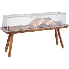 Подставка фуршетная «Акация» GN 2/4 акация ,H=20,L=53,B=16,2см деревян., изображение 3