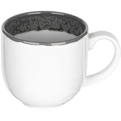 Mug “Revolution Edge Granite”  porcelain  285 ml  gray, brown.