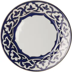 Тарелка «Восток Голд» мелкая фарфор D=240,H=25мм синий,золотой