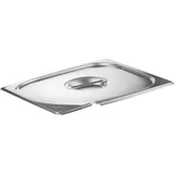 Крышка для гастроемкости GN 2/3 с вырезом для ложки сталь нерж. ,L=35,7,B=32,5см металлич.