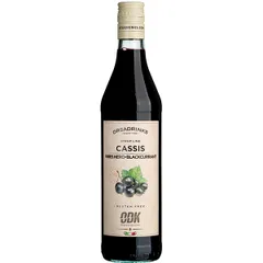 Сироп «Черная Смородина» ODK стекло 0,75л D=65,H=305мм синий