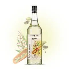 Cardamom syrup Pinch&Drop glass 1l D=85,H=330mm