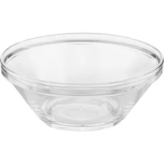 Salad bowl glass 0.621l D=153,H=65mm clear.