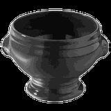 Чашка бульонная «Лион» фарфор 450мл D=11,H=10,5,B=15см черный