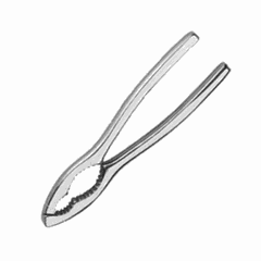 Lobster tongs stainless ,L=155,B=35mm metal.