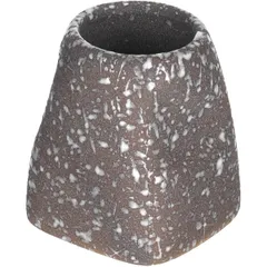 Стакан для зубочисток фарфор ,L=48,B=54мм коричнев.,матовый