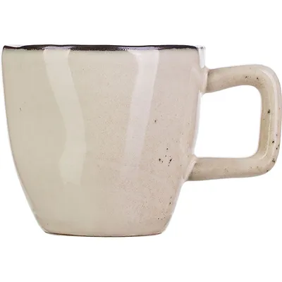 Чашка чайная «Малибу» керамика 240мл D=85,H=80мм бежев.,бирюз., изображение 2