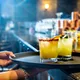 Поднос «Камтрид» прорезиненный круглый стеклопласт. D=405,H=19мм черный, изображение 2