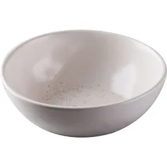 Salad bowl “Cosmos”  ceramics  D=18cm  light beige.