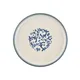 Тарелка «Виенто» с бортом фарфор D=16см белый,синий