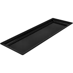 Serving dish plastic ,H=3,L=58,B=21cm black