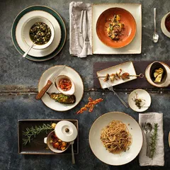 Салатник «Браун дэппл» фарфор 0,8л D=20,3см белый,коричнев., изображение 3