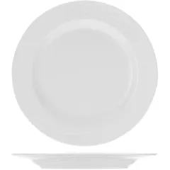 Тарелка «Голубка» мелкая фарфор D=30см белый
