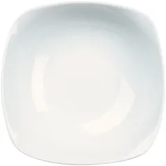 Square salad bowl  porcelain  0.71 l , L=18, B=18 cm  white