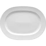 Блюдо «Карат» овальное фарфор ,L=29,5,B=22,5см белый