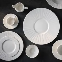 Блюдце «Алина» фарфор D=11,7см белый, изображение 3