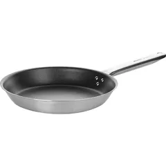 Frying pan stainless steel, teflon D=28,H=5,L=52cm metallic,black