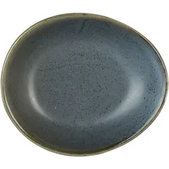 Plate for butter "Potters"  porcelain  59ml  D=95mm  olive.