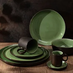 Кружка «Сейдж» фарфор 400мл зелен.,бронз., изображение 4