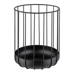 Корзина для хлеба «Урбан» для багета металл D=225,H=28мм черный