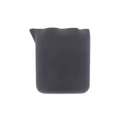 Молочник «Вейв» фарфор 90мл ,H=72,L=72,B=61мм черный, изображение 2