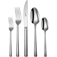 Вилка столовая «Палермо» сталь нерж. ,L=20,4см металлич., изображение 2