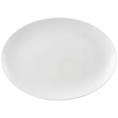 Блюдо для подачи «Джейд» фарфор ,L=43,B=29см белый