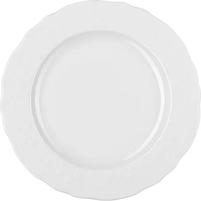 Тарелка десертная «Флер Бьянко» фарфор D=22см белый, Диаметр (мм): 220