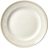 Тарелка «Антуанетт» мелкая фарфор D=205,H=22мм белый,олив.