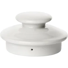 Крышка для сахарницы «Прага» фарфор 200мл D=7,H=4см белый