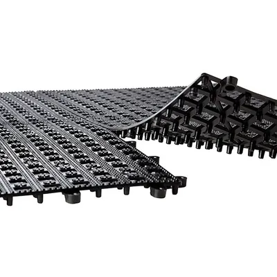 Коврик барный рельефный полипроп. ,L=33,B=33см черный, изображение 4