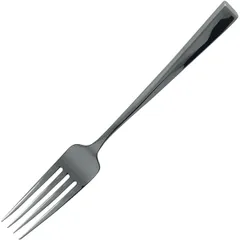 Table fork “Twist black”  stainless steel  black