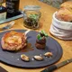 Блюдо для подачи «Базальт» фарфор D=30,H=1см черный, изображение 3